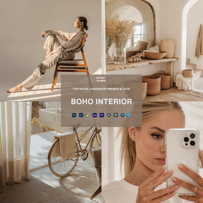 BOHO INTERIOR | Lightroom Presets